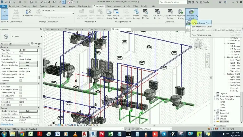 Revit MEP 3d